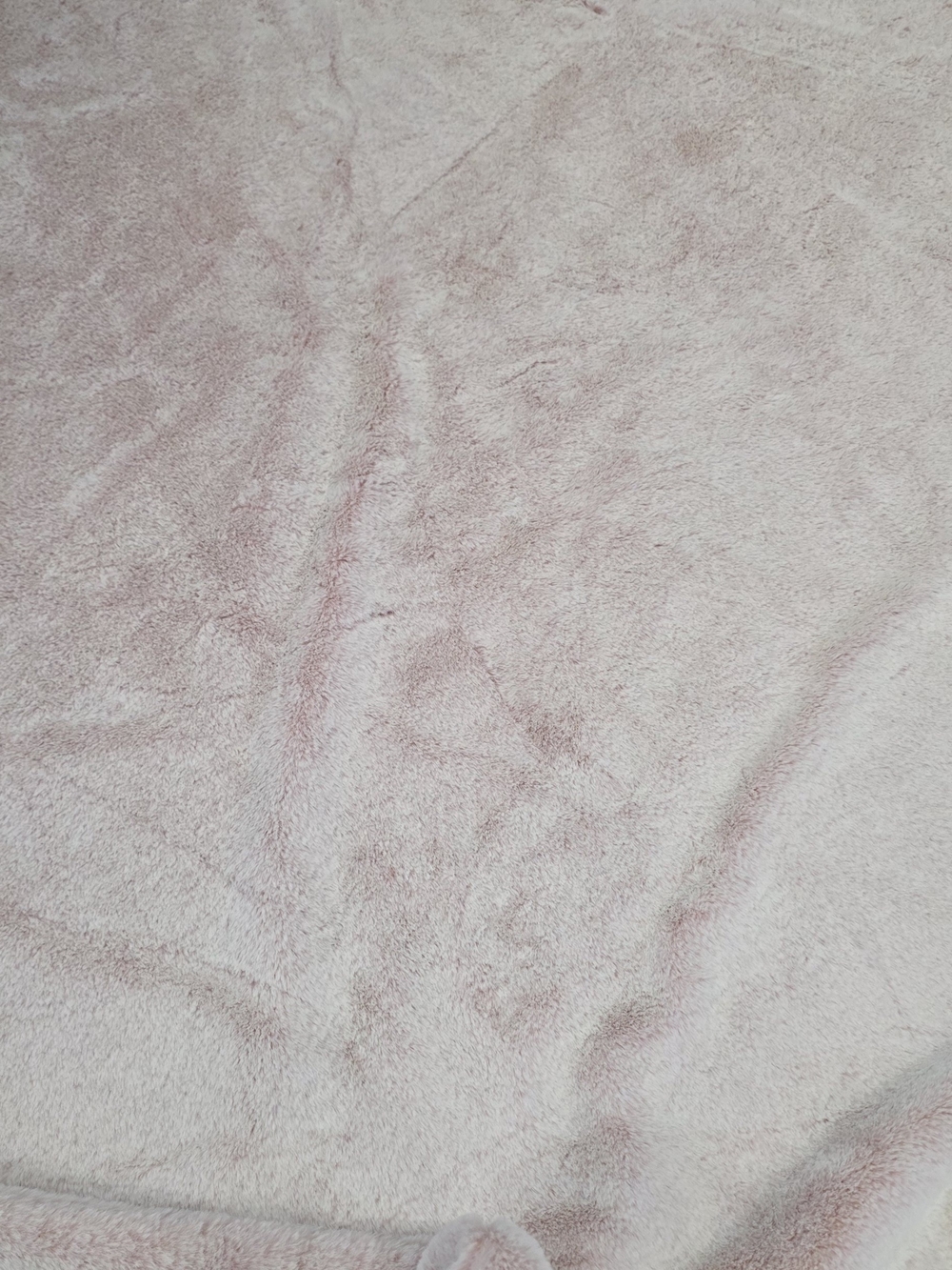 Cozy Plush MinkyThrow Blanket in Double ROSE Frost